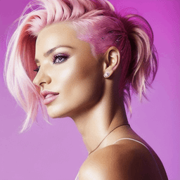 Mohawk Light Pink Hairstyle profile picture for women